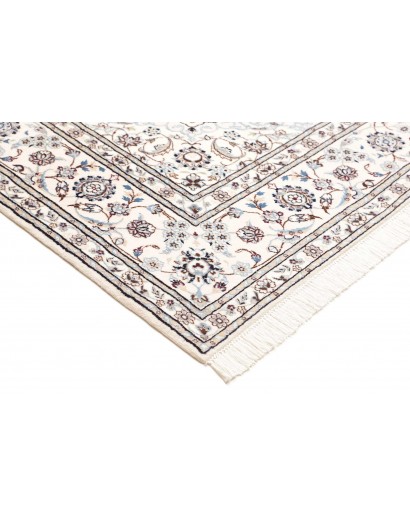 Tappeto Nain 6La Persia bianco grigio 206x257