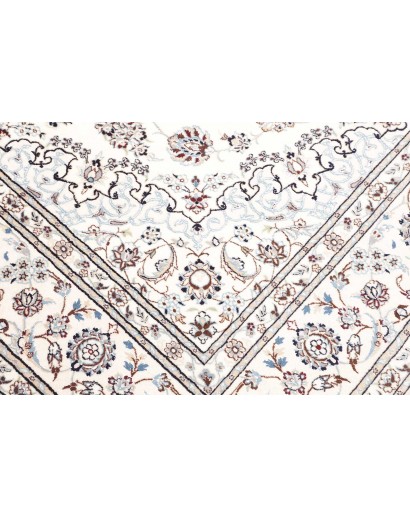 Tappeto Nain 6La Persia bianco grigio 206x257