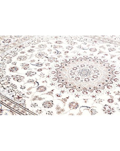 Tappeto Nain 6La Persia bianco grigio 206x257