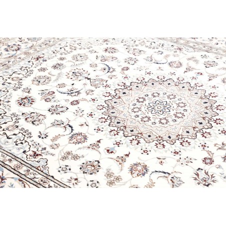 Tappeto Nain 6La Persia bianco grigio 206x257