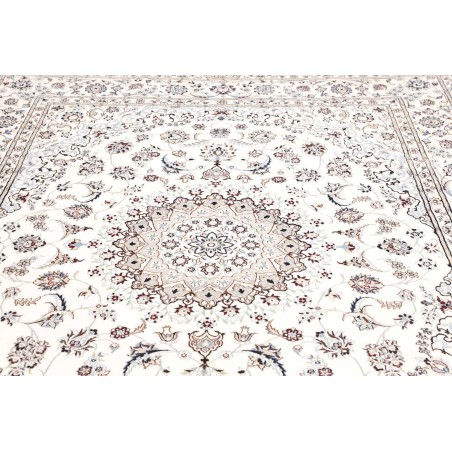 Tappeto Nain 6La Persia bianco grigio 206x257