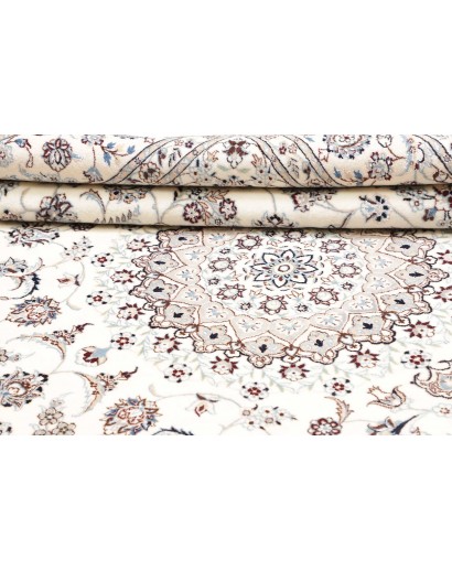 Tappeto Nain 6La Persia bianco grigio 206x257