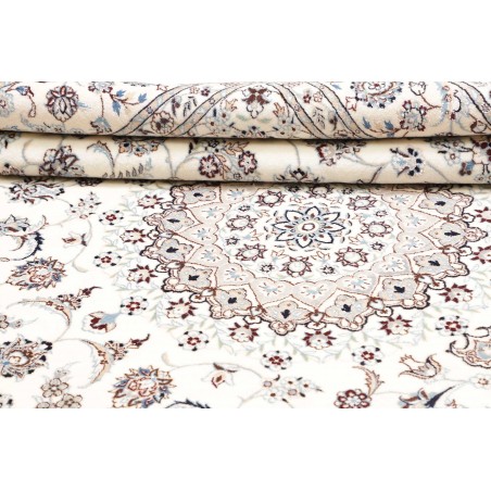 Tappeto Nain 6La Persia bianco grigio 206x257