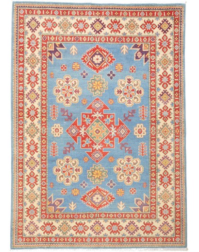 Tappeto Kazak Pakistan beige rosso 149x210