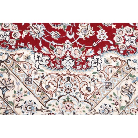 Tappeto Nain 6La Persia bianco marrone 156x245