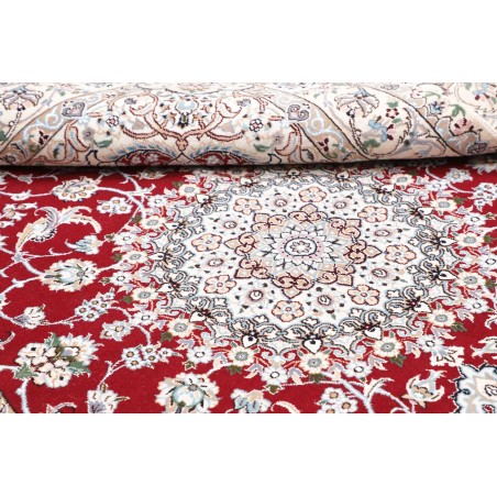 Tappeto Nain 6La Persia bianco marrone 156x245