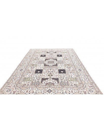 Tappeto Nain 6La Persia bianco grigio 206x295