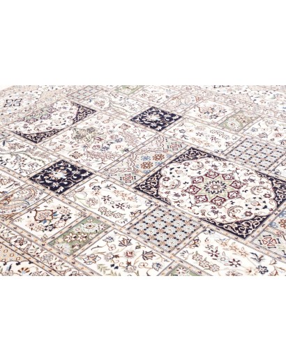 Tappeto Nain 6La Persia bianco grigio 206x295