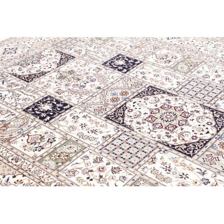 Tappeto Nain 6La Persia bianco grigio 206x295