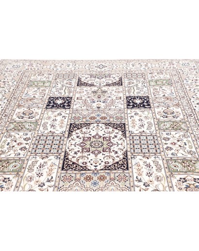 Tappeto Nain 6La Persia bianco grigio 206x295