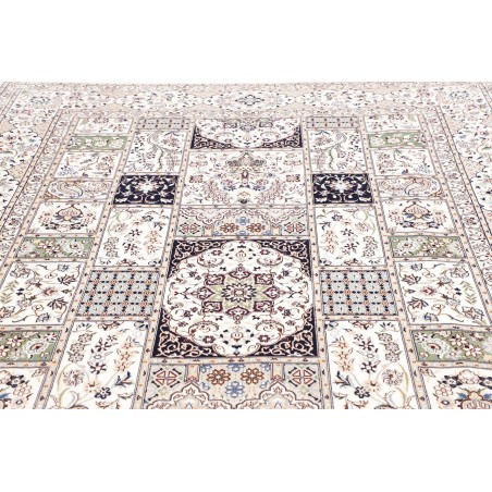 Tappeto Nain 6La Persia bianco grigio 206x295