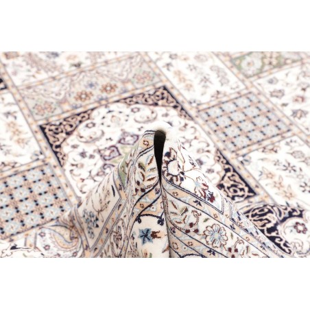 Tappeto Nain 6La Persia bianco grigio 206x295