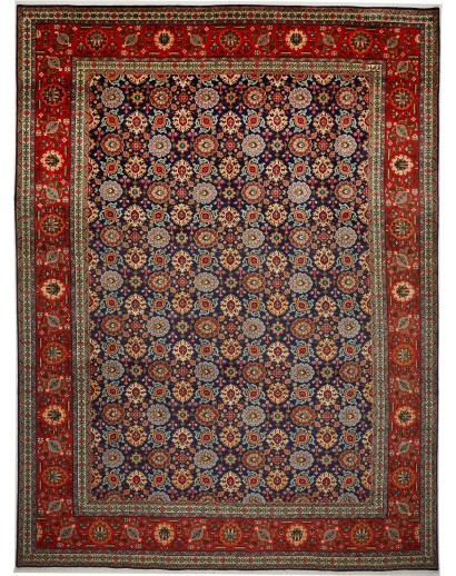 Tappeto Tabriz Persia grigio marrone 298x400