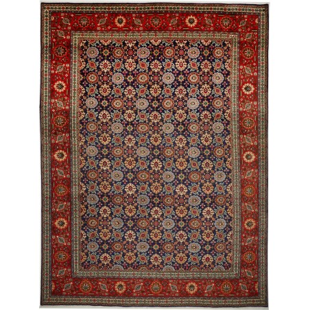 Tappeto Tabriz Persia grigio marrone 298x400