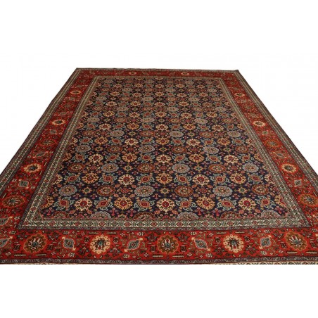 Tappeto Tabriz Persia grigio marrone 298x400