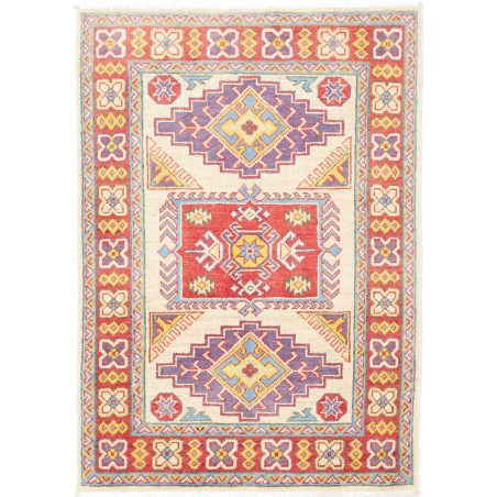 Tappeto Kazak Pakistan beige rosso 84x120