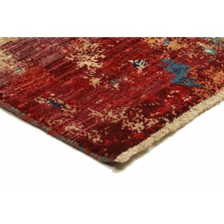 Tappeto Mona Pakistan rosso marrone 122x176