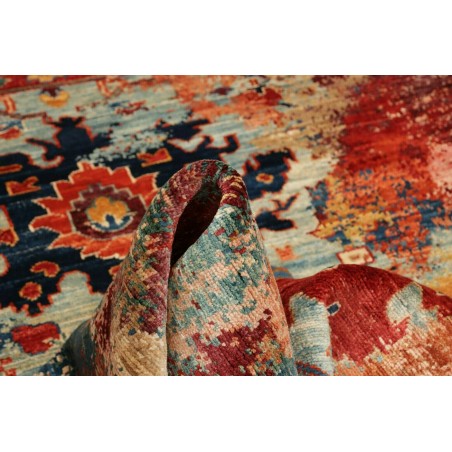 Tappeto Mona Pakistan rosso marrone 122x176