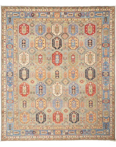 Tappeto Kazak Afghanistan marrone 252x300