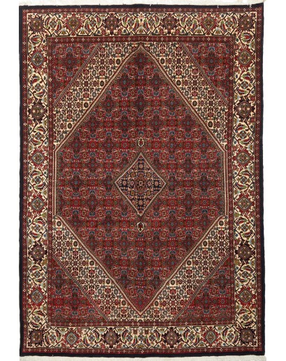 Tappeto Bidjar Persia grigio giallo 144x202