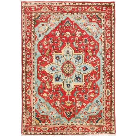 Tappeto Zigler Pakistan marrone rosso 120x173