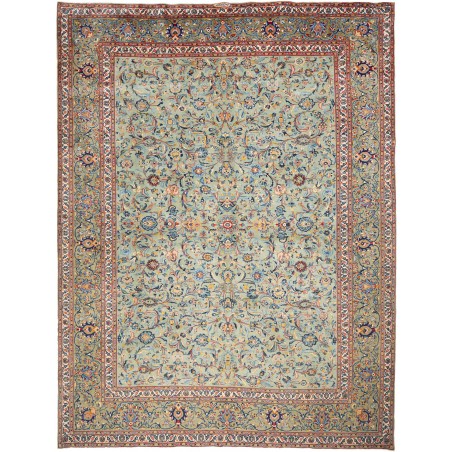 Tappeto Kashan Persia marrone grigio 296x400