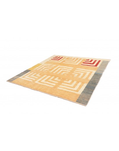 Tappeto Gabbeh Fine Persia giallo bianco 225x225