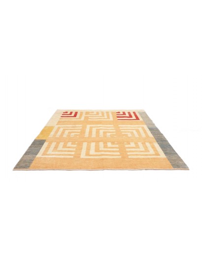 Tappeto Gabbeh Fine Persia giallo bianco 225x225