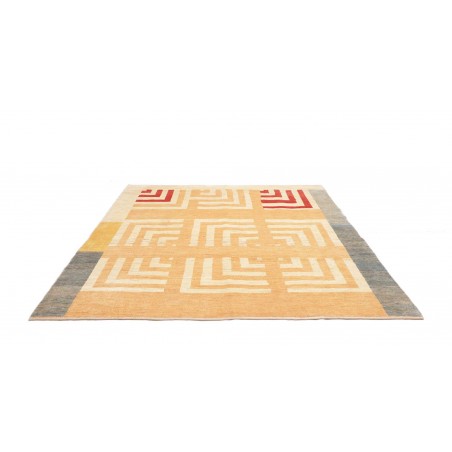 Tappeto Gabbeh Fine Persia giallo bianco 225x225