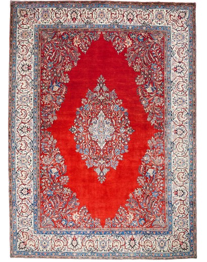 Tappeto Sarough Persia beige rosso 267x368