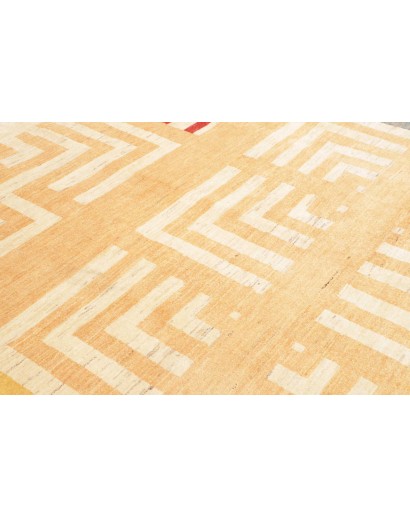 Tappeto Gabbeh Fine Persia giallo bianco 225x225