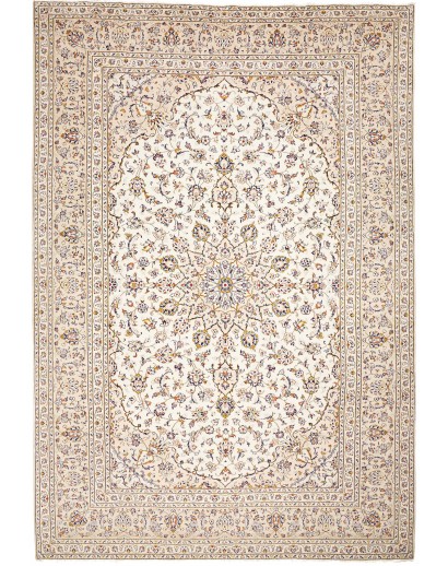 Tappeto Kashan Persia bianco marrone 250x365