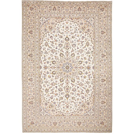 Tappeto Kashan Persia bianco marrone 250x365