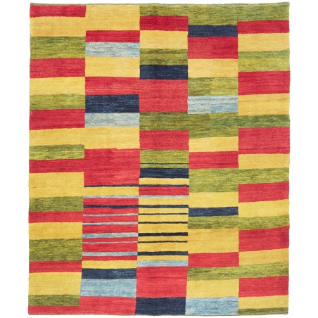 Tappeto Gabbeh Fine Persia marrone rosso 184x227