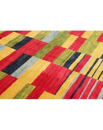 Tappeto Gabbeh Fine Persia marrone rosso 184x227