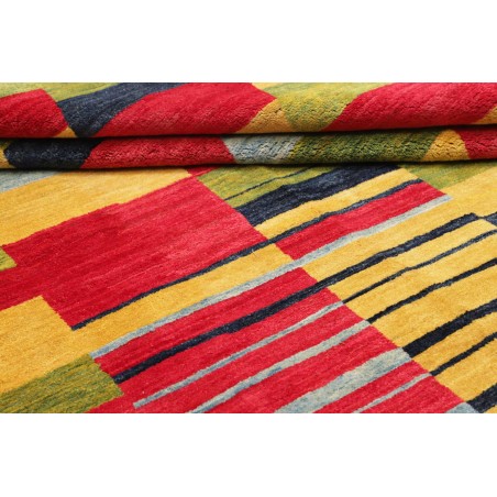 Tappeto Gabbeh Fine Persia marrone rosso 184x227