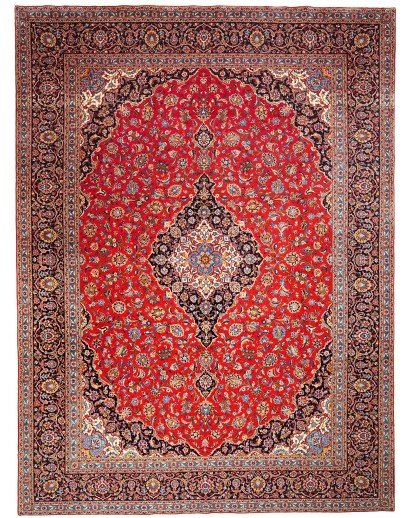 Tappeto Ardakan Persia rosso blu 295x398