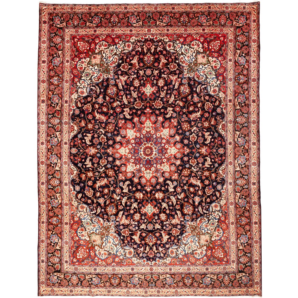 Tappeto Moud Persia marrone blu 310x410 Tappeto Moud Persia marrone blu 310x410