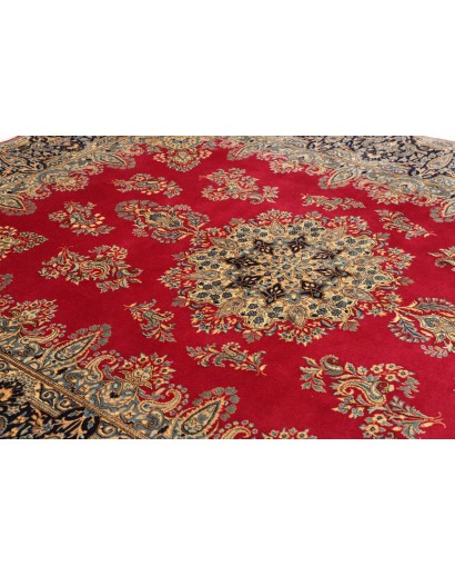 Tappeto Kerman Persia bianco giallo 235x316