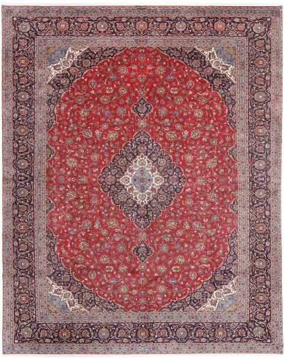 Tappeto Ardakan Persia marrone grigio 400x500