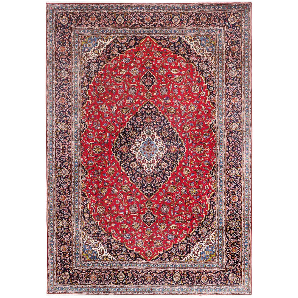 Tappeto Ardakan Persia marrone blu 340x490