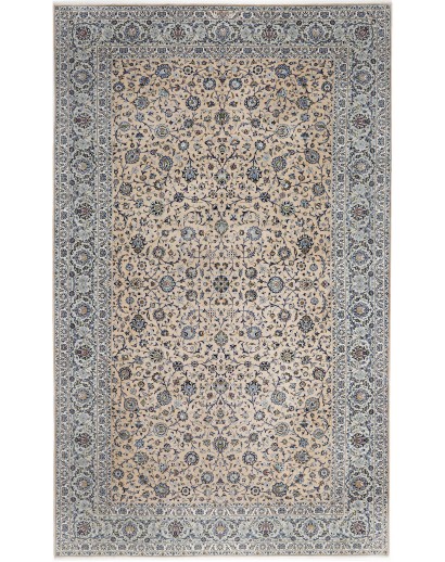 Tappeto Kashan Persia beige grigio 305x505