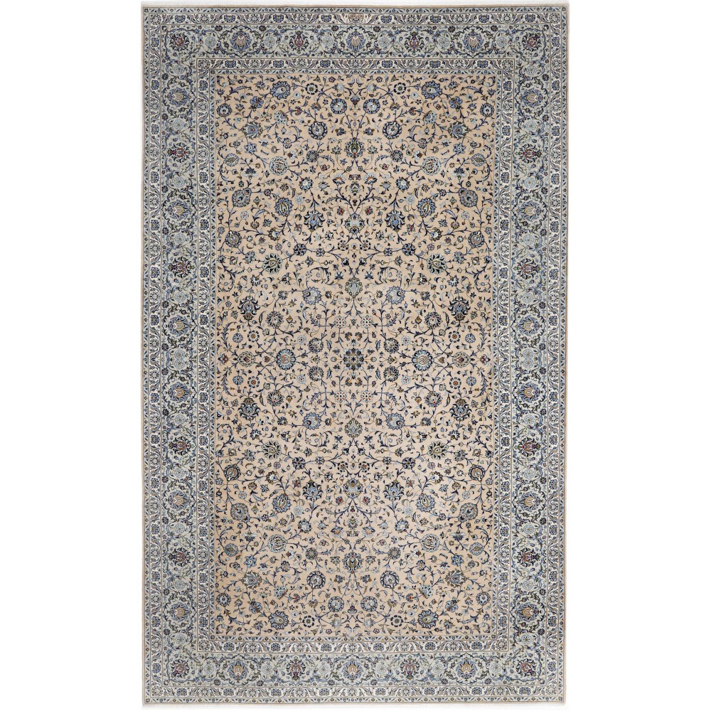 Tappeto Kashan Persia beige grigio 305x505