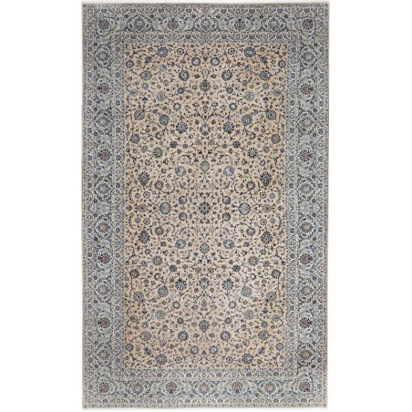 Tappeto Kashan Persia beige grigio 305x505