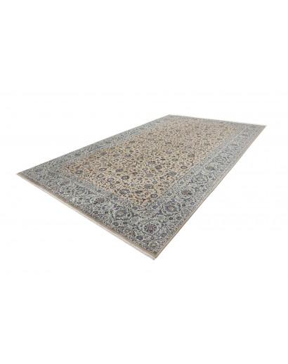 Tappeto Kashan Persia beige grigio 305x505