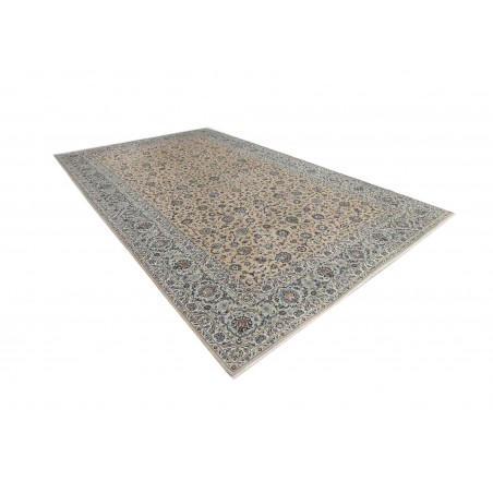 Tappeto Kashan Persia beige grigio 305x505