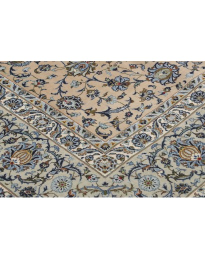 Tappeto Kashan Persia beige grigio 305x505