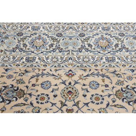 Tappeto Kashan Persia beige grigio 305x505