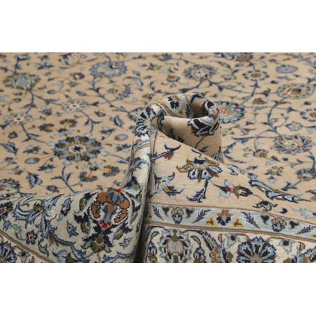 Tappeto Kashan Persia beige grigio 305x505