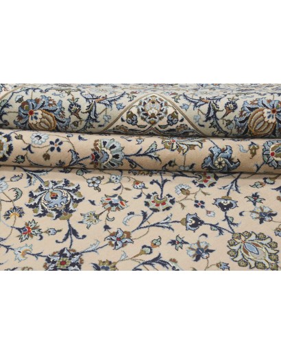 Tappeto Kashan Persia beige grigio 305x505